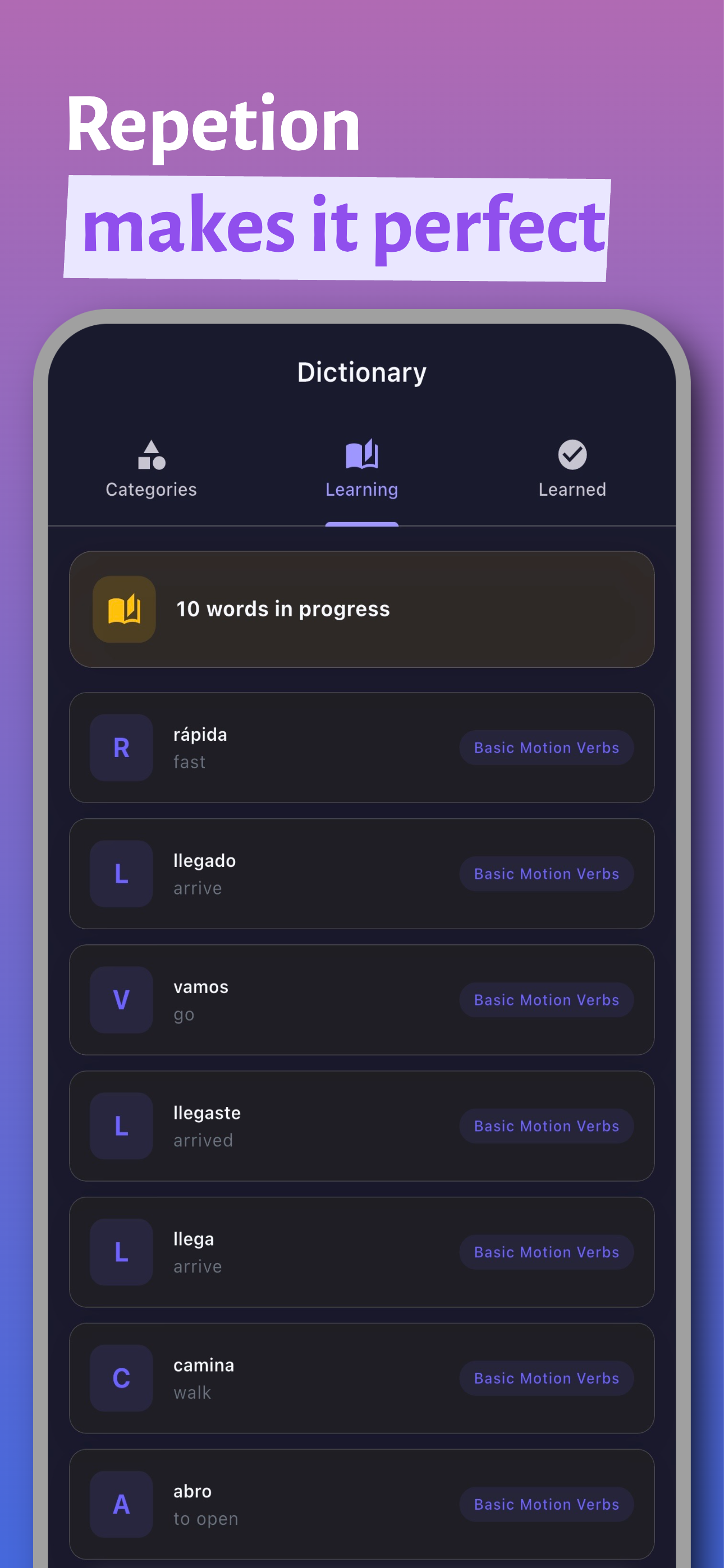 Spaced repetition science